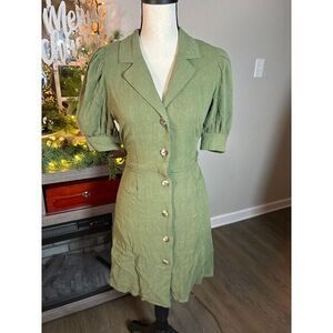Kit & Sky NWT dress size M‎ green